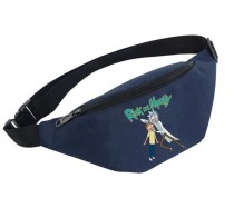 Поясная сумка Рик и морти (Rick and Morty) синяя №2