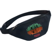 Поясная сумка "Очень странные дела" черная №1