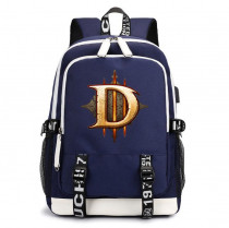 Рюкзак Диабло синий с USB-портом №3