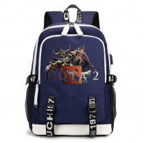 Рюкзак Дота (Dota 2) синий с USB-портом №3