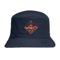 Панама логотип "Доктор Кто" (Doctor Who) синяя №1