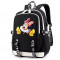 Рюкзак Минни Маус (Mickey Mouse) черный с USB-портом №1