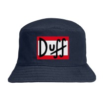 Панама с логотипом пива Duff (The Simpsons) синяя №3