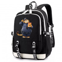 Рюкзак Офицер Когтяузер черный с USB-портом №1