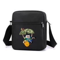 Сумка через плечо Фин и Джейк (Время приключений) черная №4