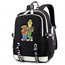 Рюкзак Берт и Эрни (Sesame Street) черный с USB-портом №2