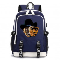 Рюкзак Мир Дикого Запада (Westworld) синий с USB-портом №4