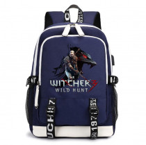 Рюкзак Ведьмак (Witcher) синий с USB-портом №5