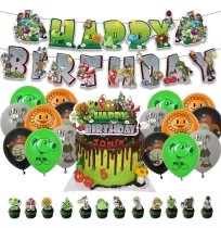 Набор декора для дня рождения Растения против зомби