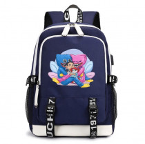 Рюкзак Хаги Ваги и Киси Миси (Poppy Playtime) синий с USB-портом №5