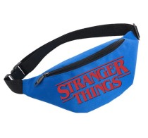 Поясная сумка "Очень странные дела" голубая №2