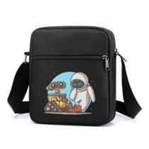 Сумка через плечо Валли и Ева (WALL-E) черная №1