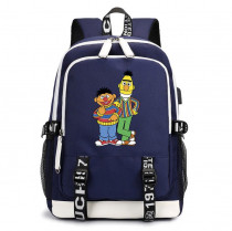 Рюкзак Берт и Эрни (Sesame Street) синий с USB-портом №2