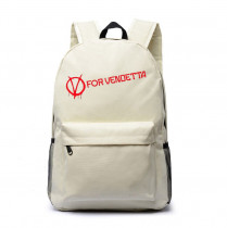 Рюкзак Гай Фокс (Vendetta) белый №3