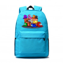 Рюкзак Амонг Ас (Among Us) голубой №3