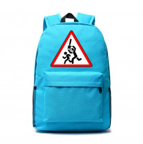 Рюкзак Техасская резня бензопилой (Кожаное лицо) голубой №1