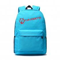 Рюкзак Гай Фокс (Vendetta) голубой №3
