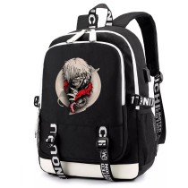 Рюкзак Токийский гуль (Tokyo Ghoul) черный с USB-портом №1