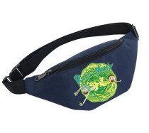 Поясная сумка Рик и морти (Rick and Morty) синяя №3