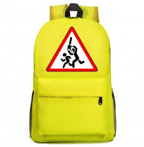 Рюкзак Техасская резня бензопилой (Кожаное лицо) желтый №1