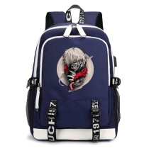 Рюкзак Токийский гуль (Tokyo Ghoul) синий с USB-портом №1