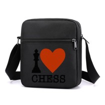 Сумка через плечо Шахматы (Chess) черная №2