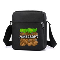 Сумка через плечо Майнкрафт (Minecraft) черная №1
