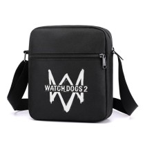 Сумка через плечо Логотип Сторожевые псы (Watch Dogs) черная №2