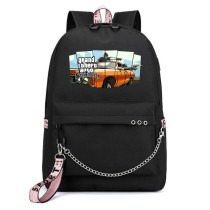 Рюкзак GTA San Andreas - Grand Theft Auto черный с цепью №3