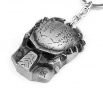 ​Брелок маска Хищника (серебро) - Predator (5 см.)