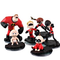 Набор фигурок Суперсемейка - The Incredibles (6 шт)