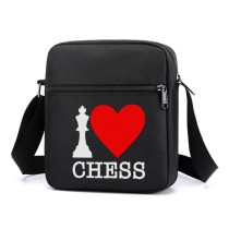 Сумка через плечо Шахматы (Chess) черная №3