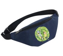 Поясная сумка Рик и морти (Rick and Morty) синяя №4