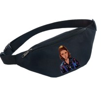 Поясная сумка "Очень странные дела" черная №3