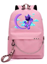Рюкзак Кэтнэп (Catnap - Poppy Playtime) розовый с цепью №1