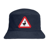 Панама Знак "Осторожно гусь" (Goose) синяя №2