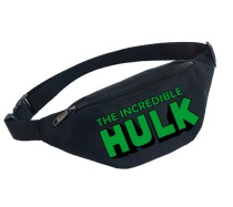 Поясная сумка Халк (Hulk) черная №1