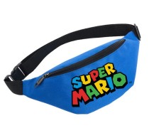 Поясная сумка Марио (Mario) голубая №1