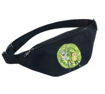 Поясная сумка Рик и морти (Rick and Morty) черная №4
