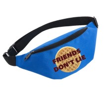 Поясная сумка "Очень странные дела" голубая №4