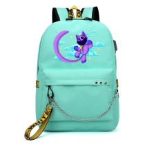 Рюкзак Кэтнэп (Catnap - Poppy Playtime) бирюзовый с цепью №1