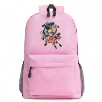 Рюкзак с героями аниме "Наруто" розовый №1