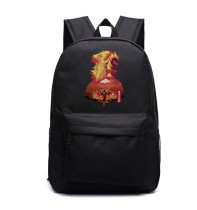 Рюкзак Кёджуро Ренгоку (Demon slayer) черный №6