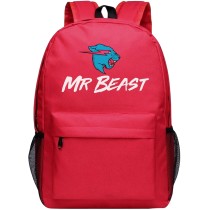 Рюкзак Мистер Бист (MrBeast) красный №2