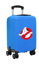 Чехол на чемодан M - Охотники за привидениями (Ghostbusters) синий №1