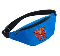Поясная сумка Дум (Doom) голубая №5