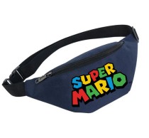 Поясная сумка Марио (Mario) синяя №1