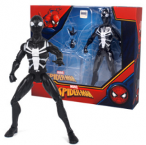 Подвижная фигурка чёрного Человека-Паука - Black Spiderman (17 см.)