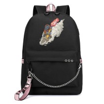 Рюкзак Игрок в хазмате из Раст (Rust) черный с цепью №2