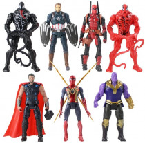 Набор фигурок Веном и Герои Марвел - Marvel hero (7шт.)